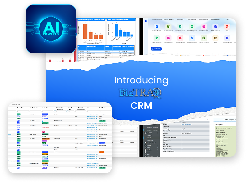 BizTRAQ crm software for business