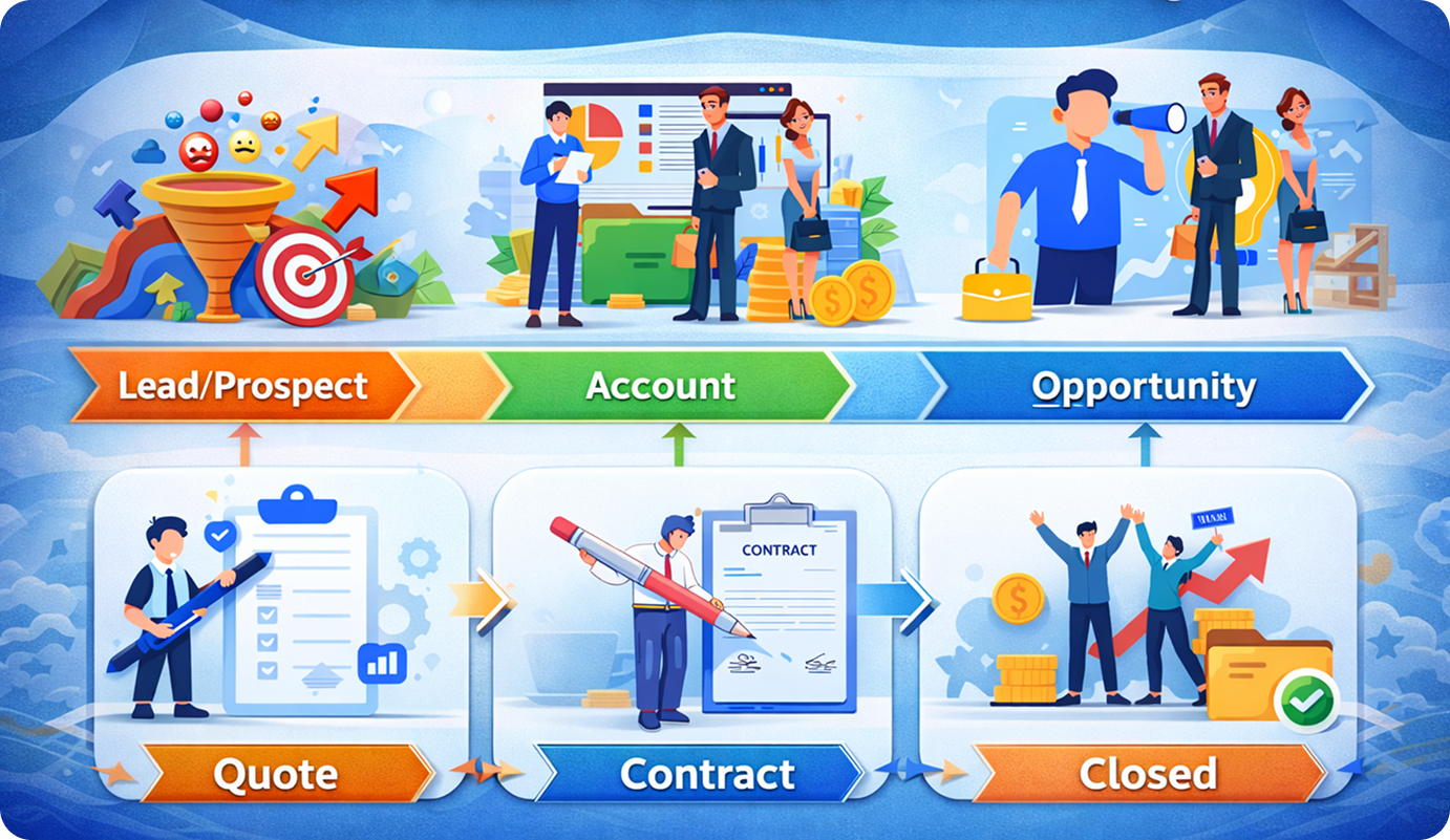 BizTRAQ crm sales process